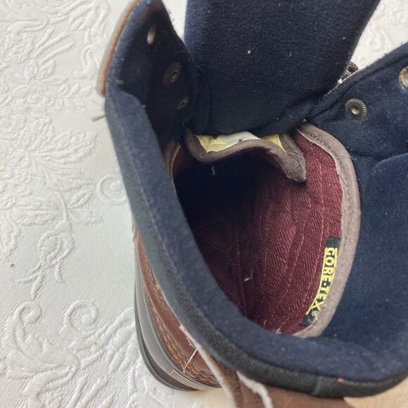 LL Bean Gore-Tex Boots Men 9 Brown Vintage Insulated Maine Hunting Shoe Winter - Picture 5 of 16